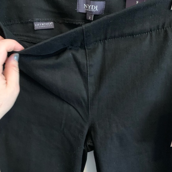NYDJ size 2 pull on black jeans - Picture 7 of 14